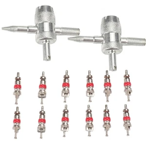 1Set 12Pcs Tire and 2Pcs Detaching Tools Automobile Tire Accessories Tire - Picture 1 of 11