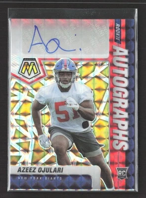 2021 Panini Mosaic - Rookie Auto Mosaic Azeez Ojulari #RA-98 - Image 1 of 2