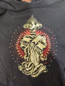 Vintage Felon Clothing Sacred Heart Shirt - 2xl - Black - Picture 1 of 5