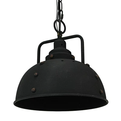 Black Rustic Farmhouse Hardwired Pendant Light Indoor Chandelier Fixture Lamp - Image 1 of 4