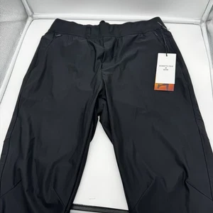 Kenneth Cole Active The Tech Jogger Tobillo Cremallera DWR Ligero Reflectante Negro - Imagen 1 de 10