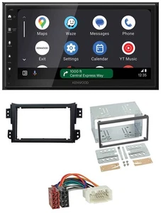 Kenwood DAB Bluetooth USB MP3 2DIN Autoradio für Opel Agila B Suzuki Splash 2008 - Bild 1 von 10