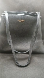 Kate Spade New York große schwarze Handtasche mit Henkeln - Bild 1 von 10