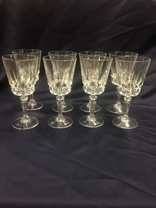 JUEGO DE 8 COPAS DE AGUA CHANTELLE DE CRISTAL D'ARQUES DURAND - Imagen 1 de 6