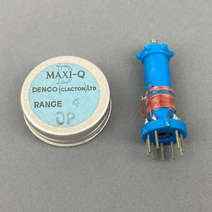DENCO MAXI Q Radio Coil Dual Purpose Valve Range Blue 4DP See Description - Zdjęcie 1 z 6