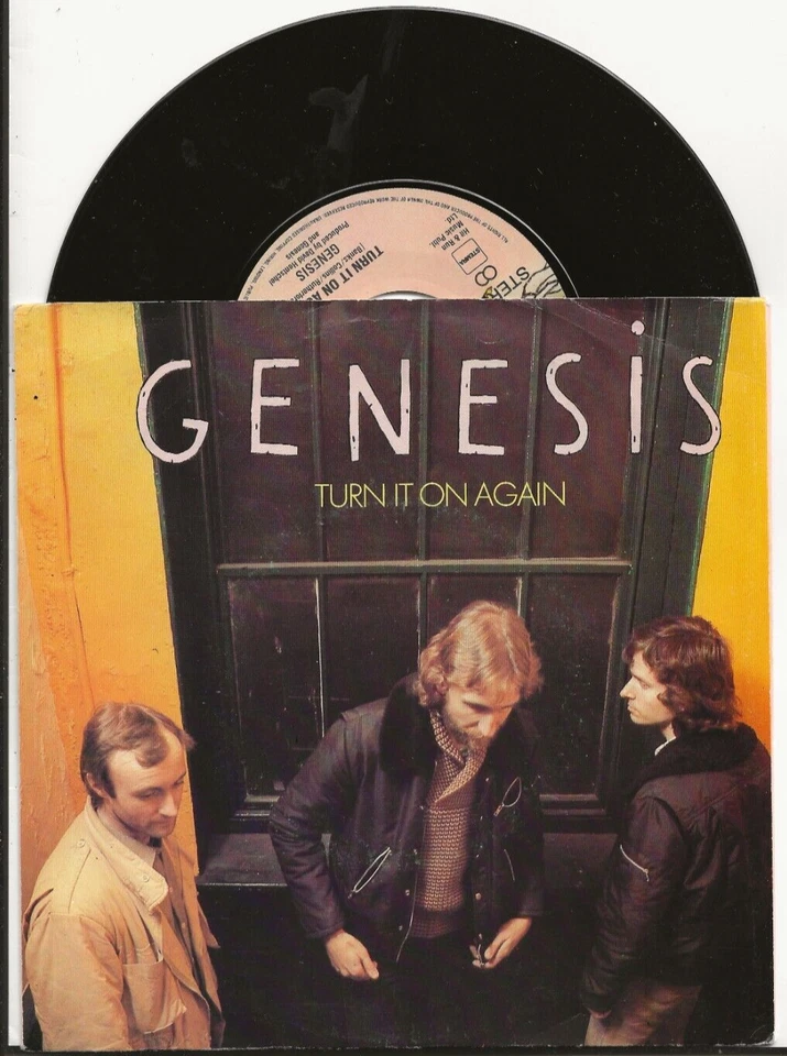 GENESIS TURN IT ON AGAIN RARE 7 INCH VINYL FROM NETHERLANDS WITH PIC SLEEVE - Image 1 of 2