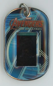 Marvel Avengers: Age of Ultron Dog Tag Film Cell Relic - FT6 of 6 - Picture 1 of 2