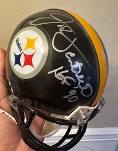 Jack Lambert signed HOF Mini helmet - Picture 1 of 5