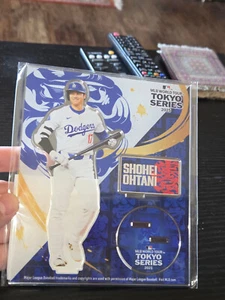 LA Dodgers Figure Shohei Ohtani 2025 Tokyo Japan At-Bat Acrylic 3D Placard Sign - Picture 1 of 4