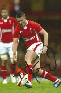 WALES & DRAGONS RUGBY UNION: TAVIS KNOYLE SIGNED 6x4 ACTION PHOTO+COA - Picture 1 of 1