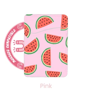 abbyrose Watermelon MagSafe Card Holder Pocket for iPhone 12 13 14 15 16 Pro Max - Picture 1 of 13
