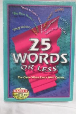 25 Words Or Less Board Game 1997 Winning Moves - Image 1 of 4