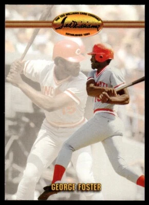 1993 Ted Williams Card Company George Foster Cincinnati Reds #29 - Image 1 of 2