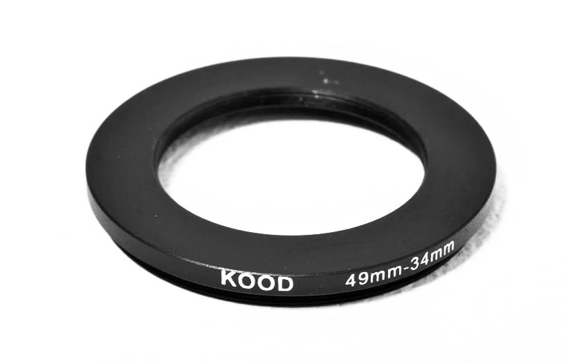 49mm-34mm 49-34 Stepping Ring Filter Ring Adapter Step down - Image 1 of 1