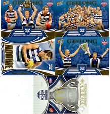 2007 AFL Supreme Card Predictor Geelong + Draft Rookie T. Hawkins+ LE 3-card Set