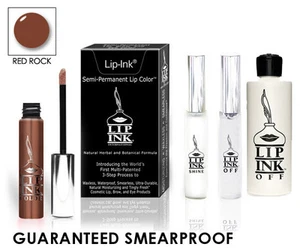 LIP INK Organic Smearproof LipGel Lipstick KIT - Red Rock KIT - Picture 1 of 2