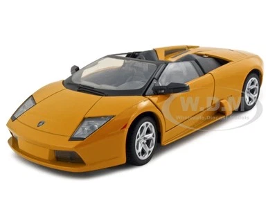 LAMBORGHINI MURCIELAGO ROADSTER ORANGE 1:24 MODEL CAR BY MOTORMAX 73316 - Image 1 of 4