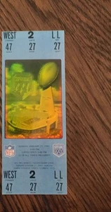 SUPER BOWL XXV COMMEMORATIVE Replica TICKET GIANTS vs. BILLS - Picture 1 of 2