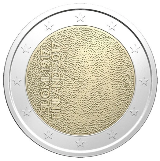 Finlandia 2017 2 € euros conmemorativos 100 Av. Independencia - Imagen 1 de 1