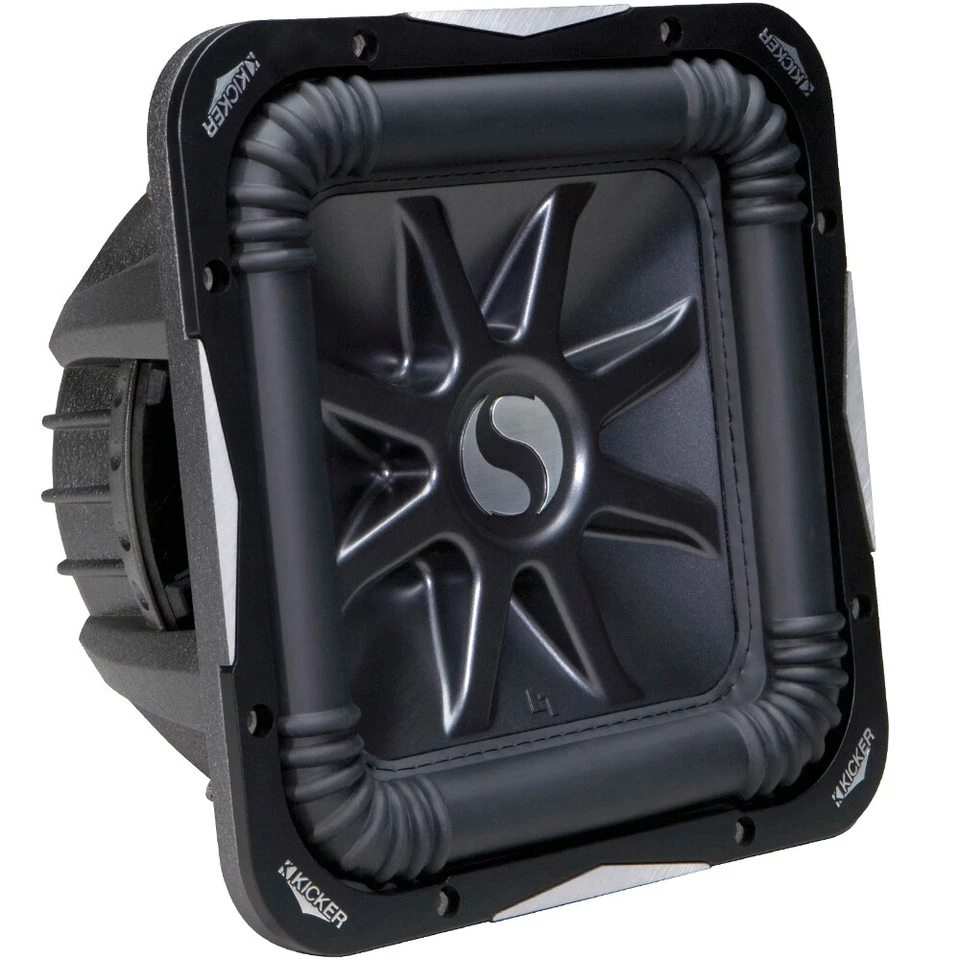 KICKER Solo-Baric L7 Woofer S15L74 - 38cm 2 x 4 Ohm Bass (15") Square Subwoofer - Bild 1 von 1