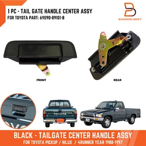 BLACK TAIL GATE HANDLE For Toyota Pickup 88-96 4Runner LN85 LN105 69090-89101-B - Bild 1 von 10