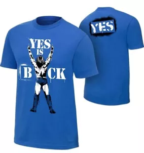 New Authentic WWE Daniel Bryan Tee T-Shirt Yes! YES IS BACK Size XL Large - Picture 1 of 1
