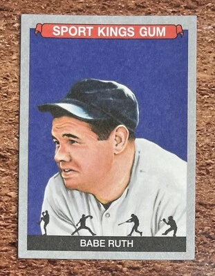 2023 Sport Kings Volume 4 Babe Ruth Silver Parallel Baseball Card #144 - Image 1 of 2
