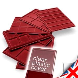 New COINS and MEDALS Red TRAYS -- Schulz -- with CLEAR Cover - Mix and pick - Picture 1 of 9