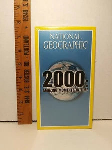 National Geographic 2000: Amazing Moments In Time. Vtg Factory Sealed Vhs Tape! - Picture 1 of 11
