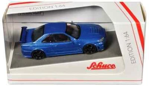 Schuco 1/64 Nissan Nismo R34 GT-R Z-Tune blau 452033700 - Bild 1 von 1