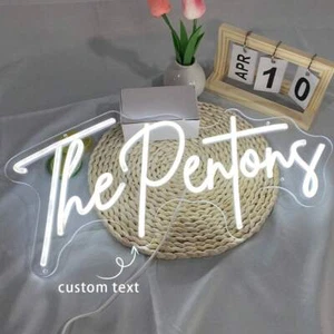 Custom Led Neon Sign Room Decor, Personalized Wedding Neon Sign-Lightning Deals - Picture 1 of 100