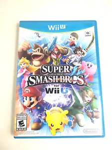 Super Smash Bros. For Wii U (Nintendo Wii U, 2014) With Manual - Foto 1 di 5
