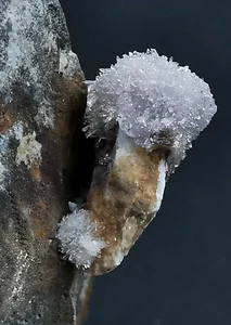 203 g Raro Creedita Natural Púrpura sobre Racimo de Yeso Espécimen Mineral/China 1 - Imagen 1 de 11
