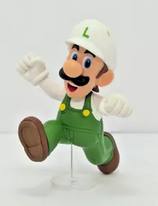 Jakks Pacific World of Nintendo 2.5" Fire Luigi (Running) Figure - Picture 1 of 2