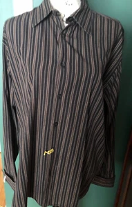 Perry Ellis Cotton Striped Dress Shirt for Men. Size: XL - Picture 1 of 3