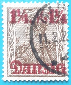 Stamps, Free City of Danzig: Danzig Mi 42-II, issued 11/1920. - Bild 1 von 2