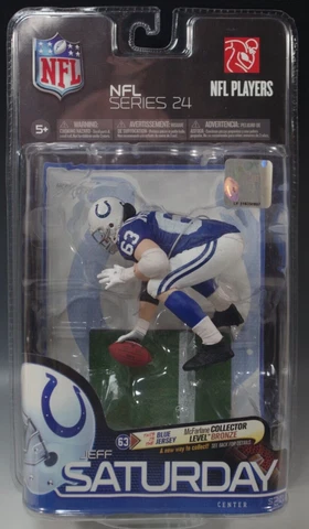 McFARLANE JEFF SATURDAY INDIANAPOLIS COLTS SERIES 24 FIGURE VARIANT FOOTBALL MIB Cover