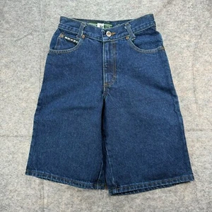 VTG Beverly Hills Polo Club Jean Shorts Womens sz 10 Y2K Baggy Bermuda Jorts - Picture 1 of 12