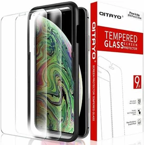Screen Protector For iPhone XS 2019 5.8 HD Clear Tempered Glass 2 Pack GSXS5.8 - Picture 1 of 8