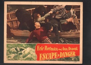 Escape to Danger Lobby Card-1944-Eric Portman