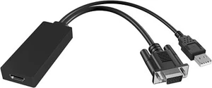 ICY BOX RAIDSONIC VGA und AUDIO auf HDMI Adapter Full HD Video-Formatwandler - Bild 1 von 5