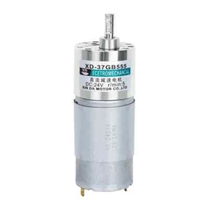 12V/24V Electric Micro Miniature Geared DC Motor 15 W CW/CCW 5~600 RPM Low Speed - Picture 1 of 12