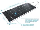 Premium szkło solarne PS-180M moduł solarny do fasady solarnej wiata solarna + balkon słoneczny