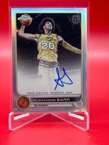 Alexandre Sarr 2022-23 Topps Chrome OTE Overtime Elite Chrome Auto - Bild 1 von 2