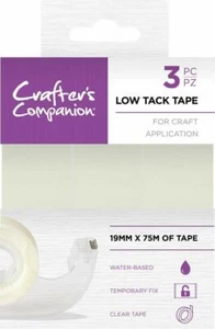 Crafter's Companion - Low Tack Tape (3PC) - 1.9cm x 75 metres - Picture 1 of 1