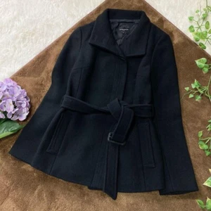 United Arrows Kurzmantel mit Gürtel, Stehkragen, Wolle, Made in Japan so - Bild 1 von 10