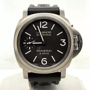Panerai Luminor Marina 8 Days Automatic 44mm Titanium Brown Dial Men's PAM00564 - Picture 1 of 6