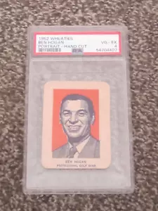 1952 Wheaties Ben Hogan Portrait Professional Golf Star Hand Cut PSA 4 VG-EX NQ - Picture 1 of 2