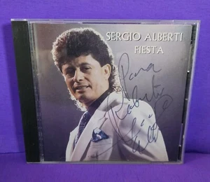 Sergio Alberti Fiesta CD Compact Disc Autographed Signed Latin Music Rhythm - Imagen 1 de 5