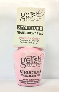 Harmony Gelish Soak Off- STRUCTURE GEL TRANSLUCENT PINK .5oz/15ml - Picture 1 of 2
